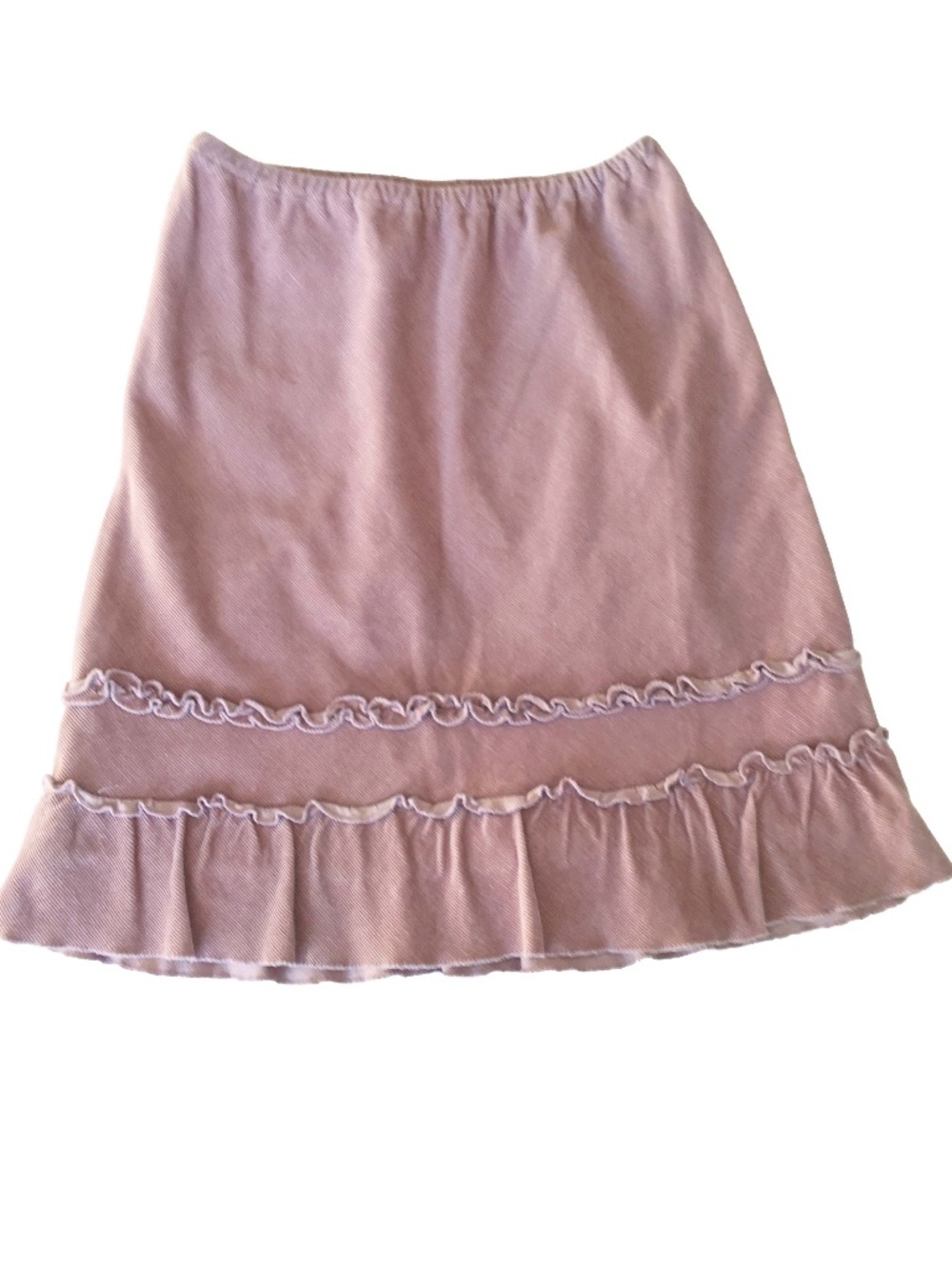 STEFANEL Corduroy Ruffle Skirt